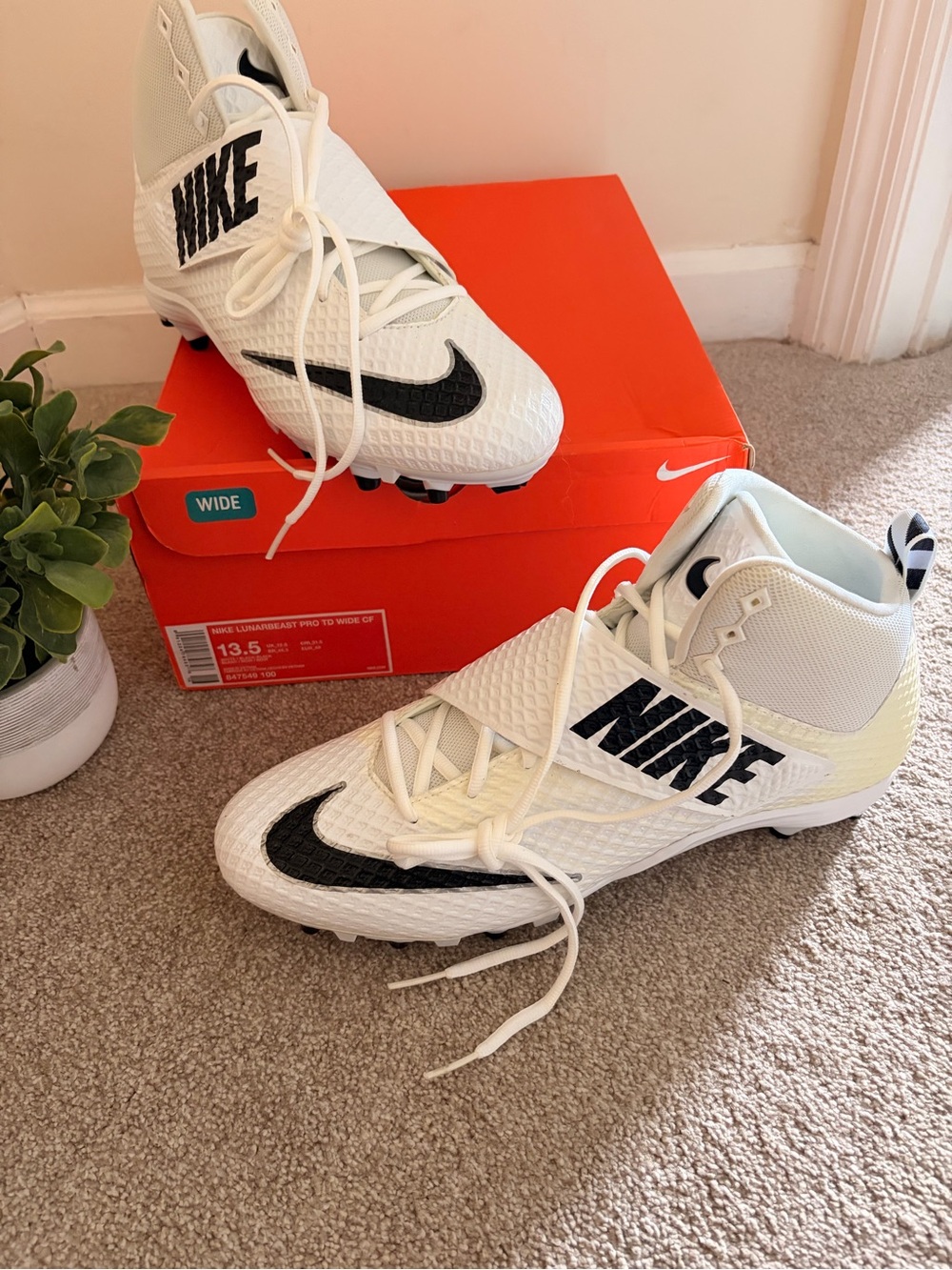 Nike Men’s lunarbeast pro td wide cf cleats